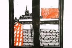 Gezicht-op-Delft-linosnede-scaled